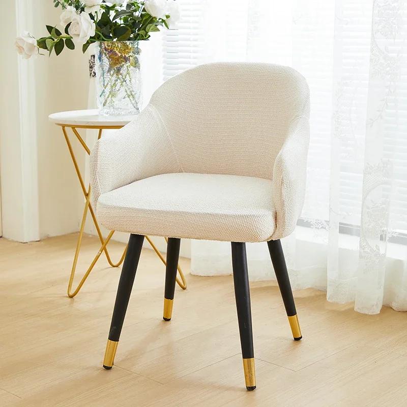 

1/2/4Pcs Thicken Chenille Dining Chair Cover Elastic Anti-slip Armchair Seat Covers Office Chairs Slipcover for Kitchen el 1pc