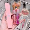 Hydrating Lip Gloss Long-Lasting and Non-Staining Glass Lipstick with Earth Design, Glossy Finish Beauty Essentials Glossy Finish Lipstick