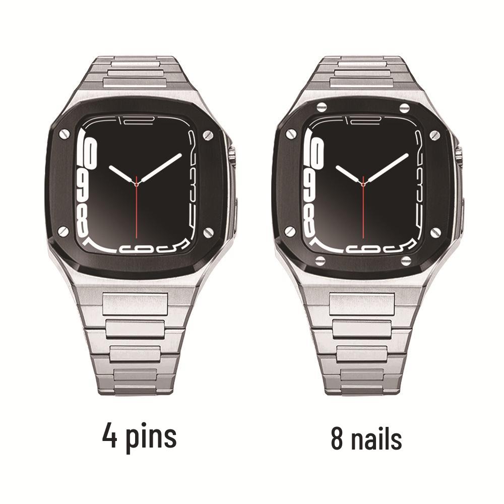 Compatible Audemars Piguet Mod Kit for Apple Watch S9 Case with 41/44/45mm iWatch S7/8/9 Protection