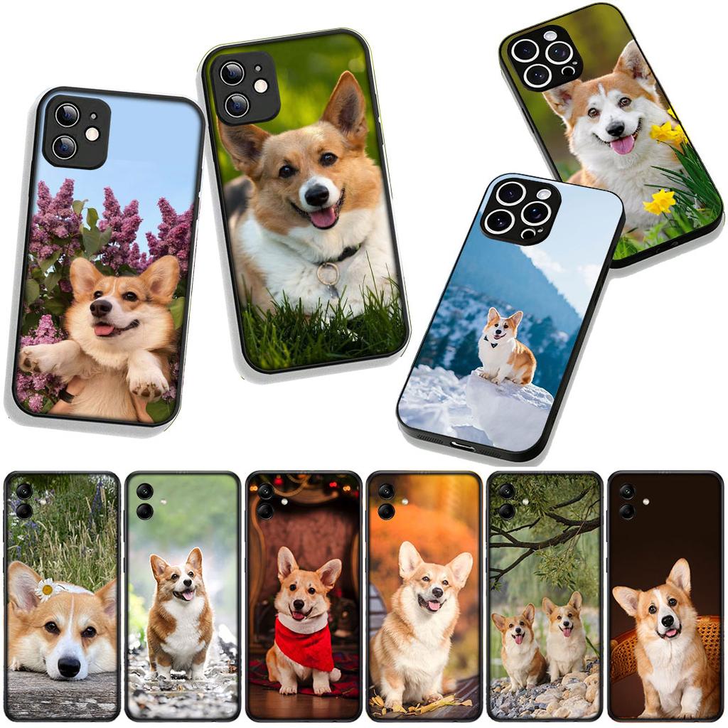 Handyhülle Haustier Süßer Hund Corgi für Samsung Galaxy A36 A17 A26 A07 A35 A54 A53 A13 A33 A34 S8 S9 S20 S21 FE S10 Plus Hülle