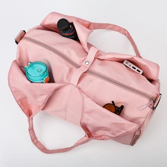 Women Gym Bag Yoga Gym Tote with Wet Pocket And Shoe Compartment Weekender Overnight Duffle for Travel Workout Dance Swimming