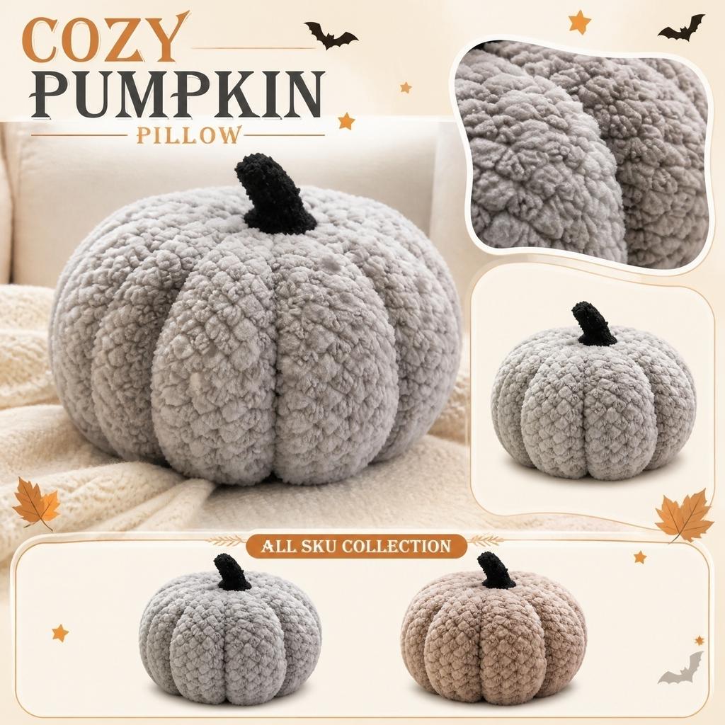 Morbido Cuscino Decorativo a Forma di Zucca in Peluche per Arredamento Casa Cuscino per Divano Cuscino Decorativo Imbottito 20cm 28cm Accogliente Materiale in Pile