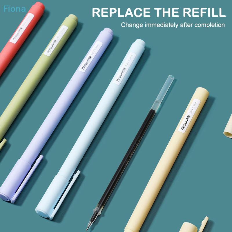 Morandi Color Gel Pen Set, 0.5mm Fine Tip Needle Point Gel Ink Pens for School, Journaling & Office Use