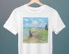 Der Klippenweg bei Pourville, Claude Monet Gemälde, Unisex T-Shirt, Kunst T-Shirt, Geschenk für Sie, Geschenk für Ihn, Geschenk für Kunstliebhaber