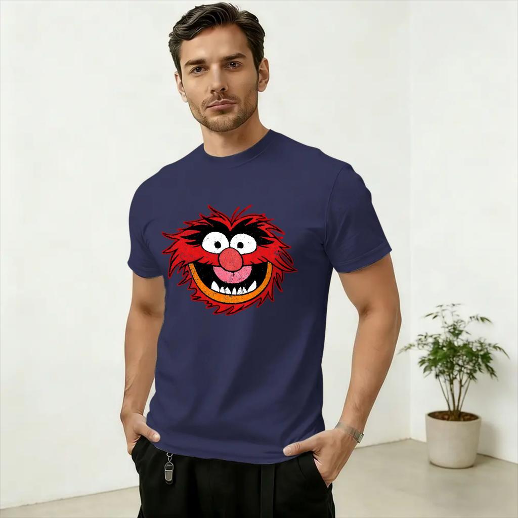 Unisexs TShirt MMuppets Animal Funny 100 Cotton Tee Shirt Short Sleeve T Shirts Crewneck Clothes Party