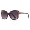 Guess Factory Smoke Gradient Butterfly Ladies Sunglasses Gf0383 05b 57