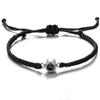Edelstahl Projektionsarmband Ich liebe dich Armreif Partnerarmband Valentinstag