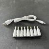 USB Boost USB toDC Step-up Converter Cable 5V to DC9V 12V 5.5x2.5mm 8 Connecters Power Converter Adapter Line