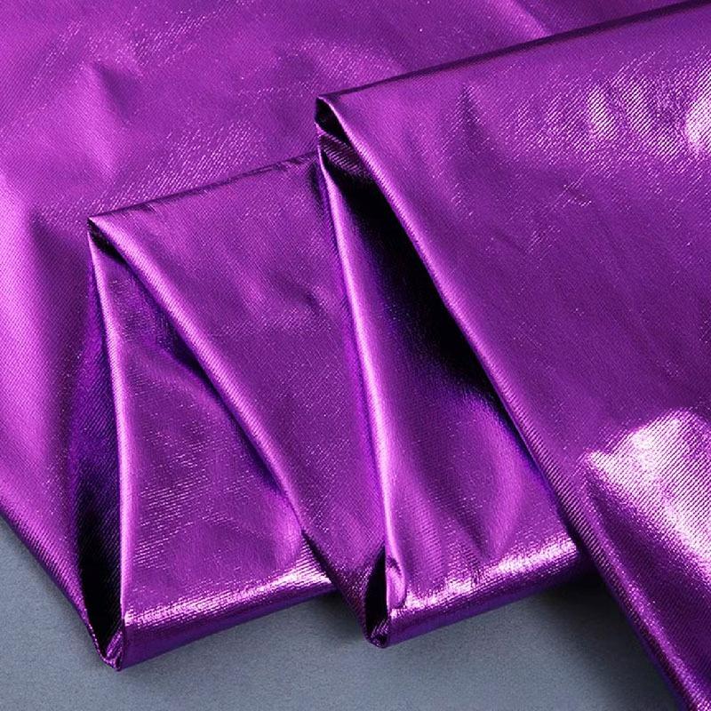 100x160cm Bronzing Glitter Stretch Fabric for Skirts Coats Clothing Sewing Plain Fashion Striped Pattern Cloth Shiny Smooth Soft