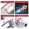 Miling Brushed Stainless Steel Tall Basin Mixer Faucet