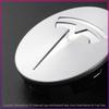 4Pcs 56MM Car Badge Emblem Wheel Center Hub Caps Rim Hubcap Cover For Tesla Model S Model X Model Y Cybertruck Model 3 Model Y