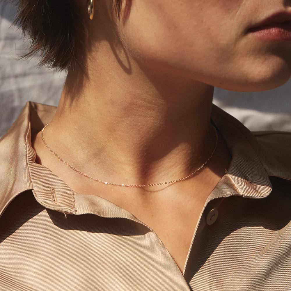 eManco Fine Chain Necklace Stainless Steel Gold Color Pendants Short Long Statement Women Colar Gift Stainless Steel Jewelry