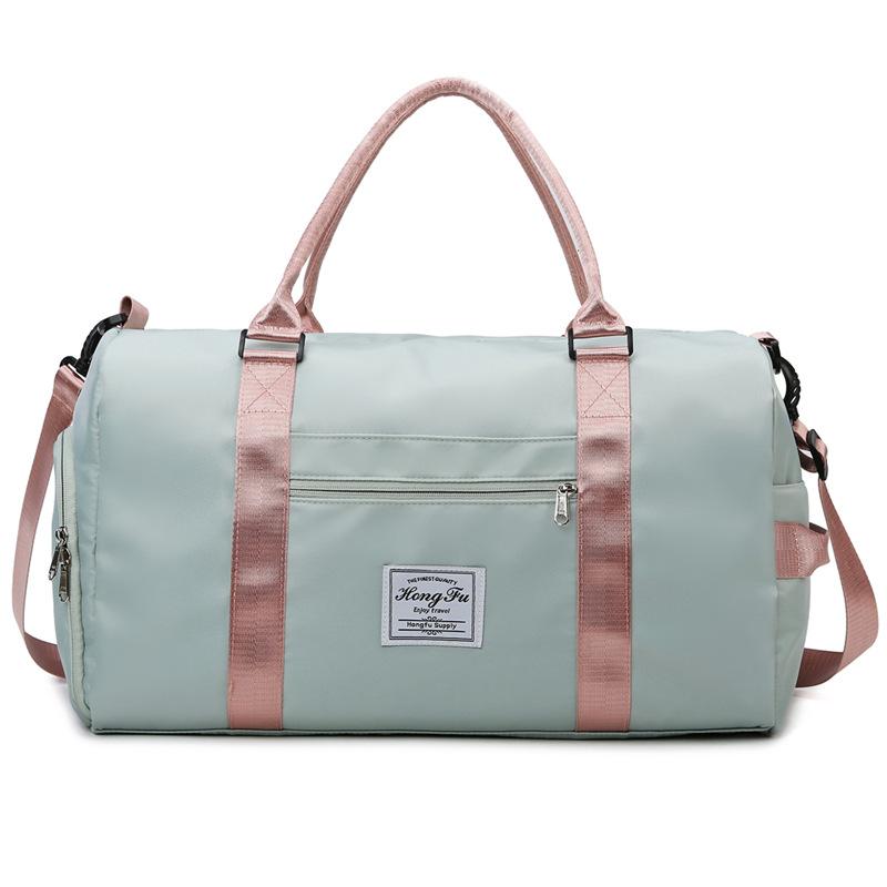 Large-capacity travel bag Women's portable multi-functional fitness bag Swimming bag Yoga bag Travel bag Lightweight and waterproof