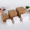 10PCS Kraft Paper Box DIY Square Cardboard Gift Packaging Boxes