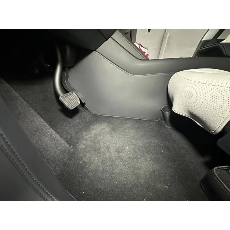Für Tesla Model Y Juniper 2025 Mittelkonsole Anti-Kratz-Pads Leder Seitenverkleidung Schmutzabweisendes Pad Schutzhülle Zubehör