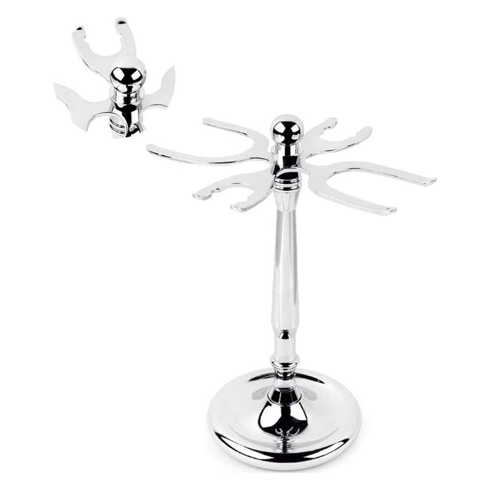 ABWR-Stainless Steel Razor Holder, Shaving Brush Holder, Shaving Tool Accessories, Razor Brush Holder 15.3X7cm
