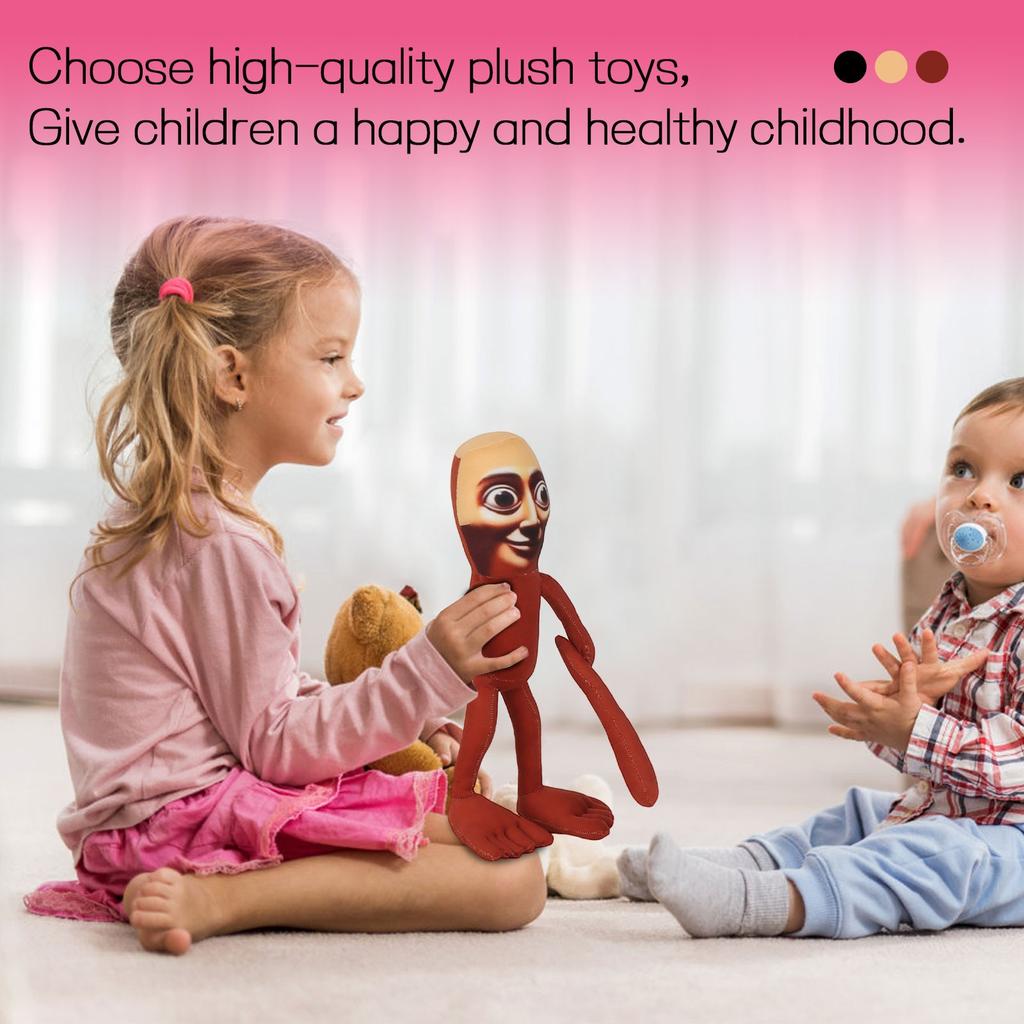 Sevimli Peluş Bebek Oyuncak Hediye Karikatür Çocuk Bez Bebek Bebek