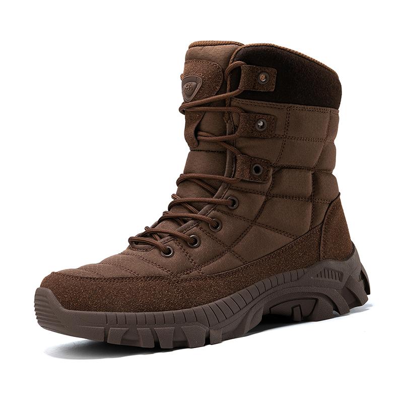 Fashion Men's Tactical Boots Ankle Outdoor Hiking Desert Boots Sports Climbing Shoes Work Waterproof Work Safety Hunting Shoes