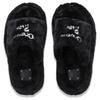Li Ning Fluffy Comfortable Warm Trendy Versatile Casual Non-Slip Slide Sandals Unisex Footwear Black AZST023-1