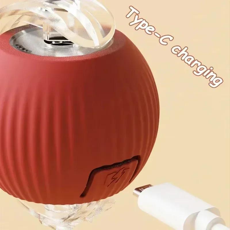 Automatic Rolling Ball Interactive Ball Cat Toys Pet Supplies Electric Dog Training Cat Teaser simulated Rat Rechargeable