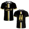 Palestina Fotballdrakt T-skjorter Voksen & Barn Ny Sommer Digitaltrykk Fotballuniformer Casual Sport Palestinsk Flagg Gymtopper