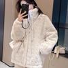 Imitation Rex Rabbit Fur Jacket Women's Light Winter Loose Stand-up Collar Thickened Imitation Mink Hair Twist Coat