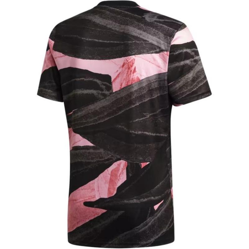 adidas Maglia di Rappresentanza Juventus FC 2020/21 Confortevole Traspirante Versatile Pullover Girocollo Manica Corta Maglia da Calcio Retro FR4236
