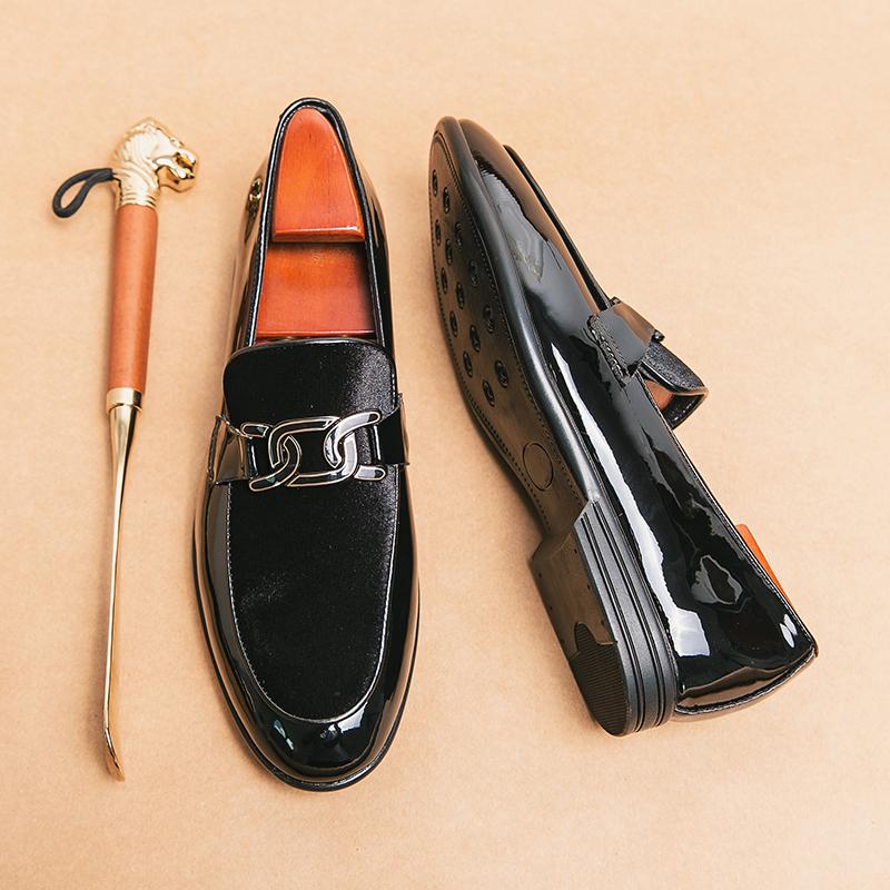 

Брендовые мужские кожаные деловые туфли, мужские офисные туфли на плоской подошве, оксфорды, дышащие туфли для вечеринок, свадеб и юбилеев 2024 38 чёрный