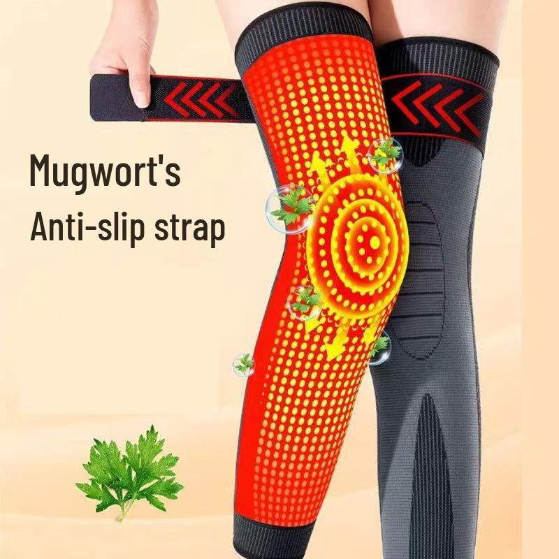Mugwort Self-Heating Knee Pads for Warmth and Cold Leg Relief