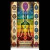 Vintage 7 Chakras Metal Wall Art Yoga Meditation Spiritual Decor Symbols