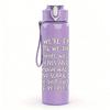 1PC I Hope You Are Doing Well Quote Print 750ml Color Plastic Sports Water Bottle Leakproof Flip Straw Lid Suitable for Sports Office Home Use