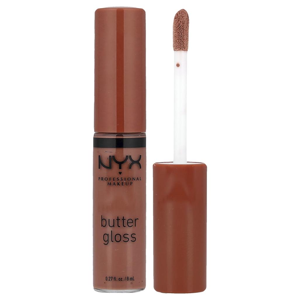 NYX Professional Makeup, Butter Gloss, Lip Gloss, 46 Butterscotch, 8ml (0.27fl oz)