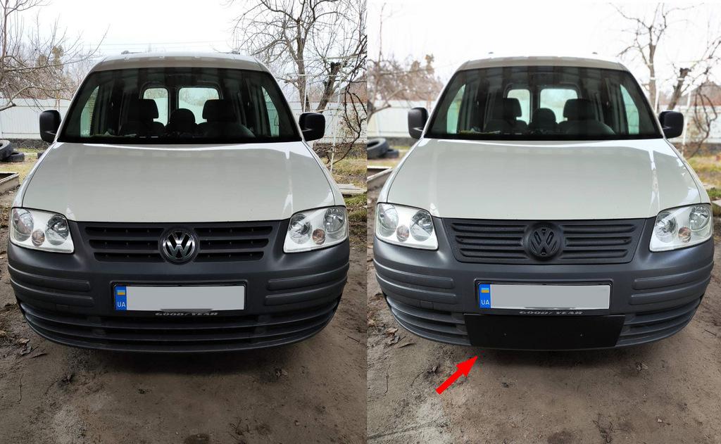 

Winter grille (lower) Matte for Volkswagen Caddy 2004-2010