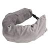 Travel Neck Pillow Stuffable with Adjustable Strap U Shape Soft Packable Fillable Travel Pillow Storage Bag Grey