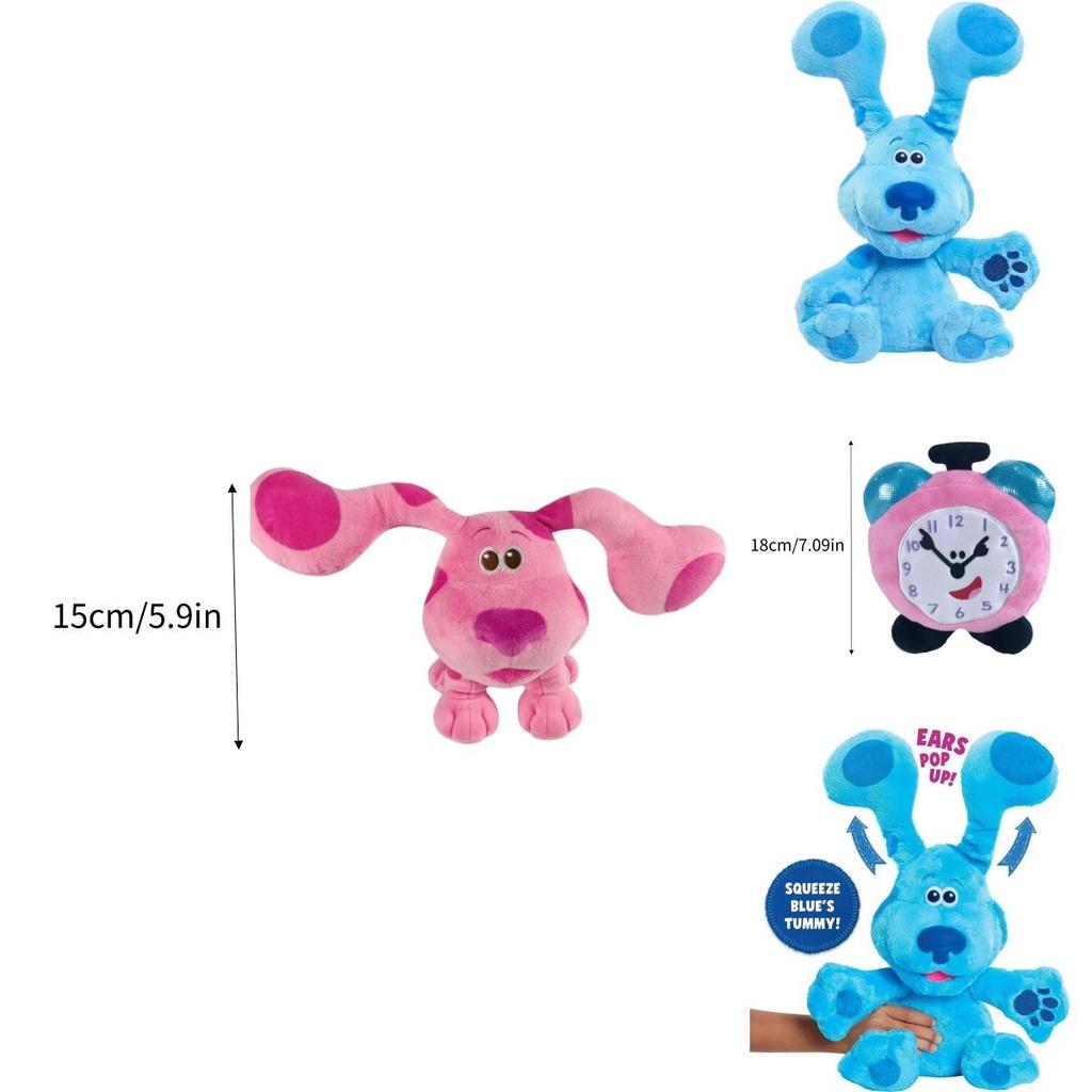 Adorable Blue's Clues You! Plush Pink Spot Dog Toy Ideal For Kids And Collectors
