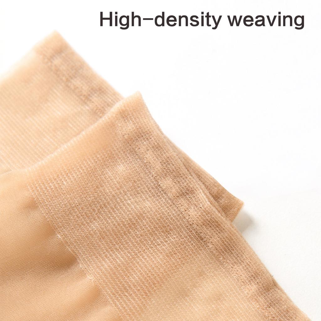 5 Pairs Soft Silky Stockings for Womens Sheer Ankle Socks With Elastic Cuffs Ultra Thin See Through Low Cut Boat Socks