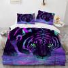 Animal Tiger Bed Covr Set Bedding  Winter Duvet Cover Sets Kids,twin Full Queen King Bedroom Set  Home Textile Housse De Couette