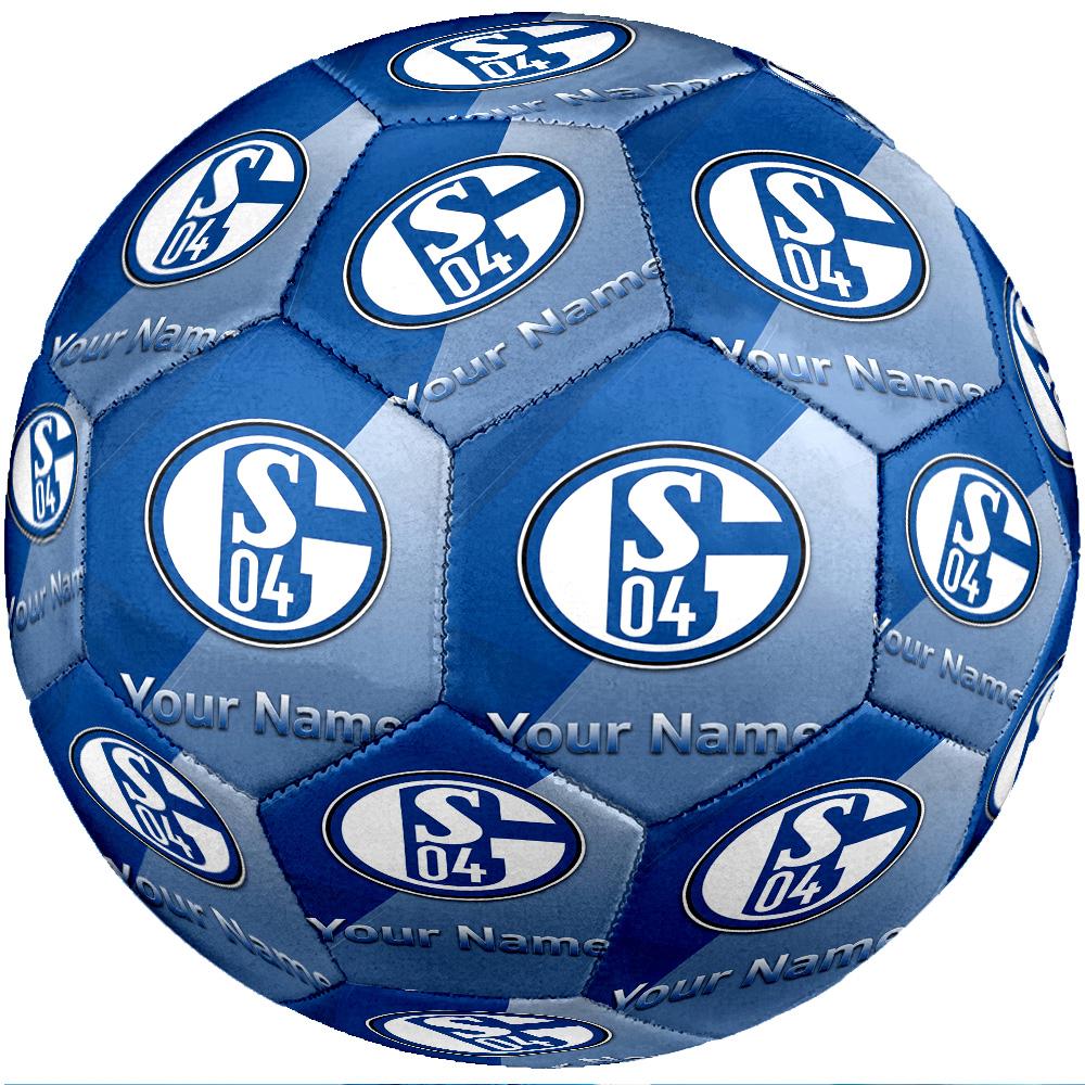 Schalke 04 FC Moda Taglia 5 Pallone da Calcio Resistente all'Usura Antiscivolo Per Allenamento Sportivo Uso Ricreativo