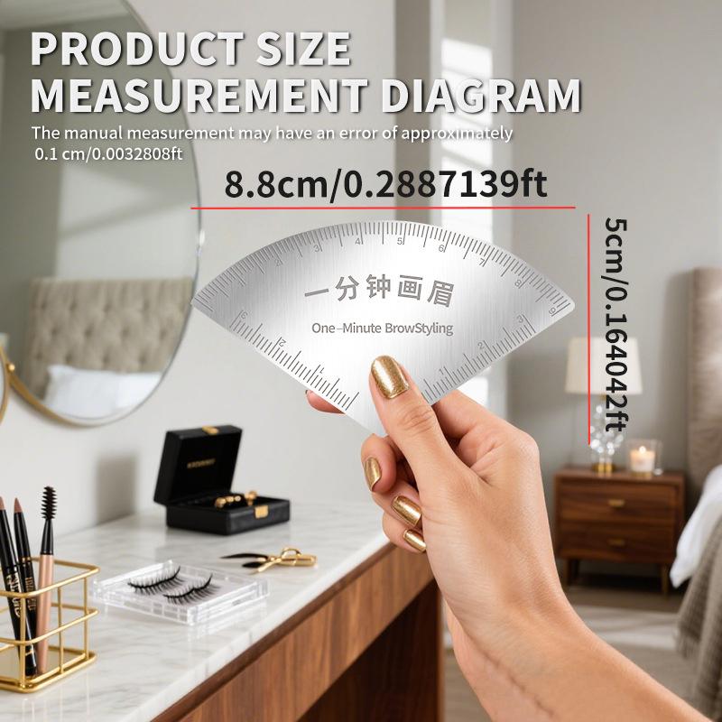Schnelles Zeichnen Augenbrauen Design Lineal Microblading Mapping Werkzeug Formgebung Permanent Make-up Zeichenführung Lineal Tattoo Zubehör Wiederverwendbar