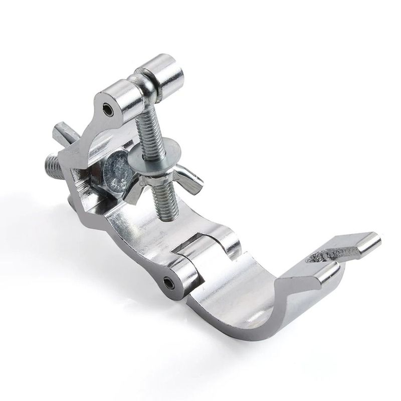 

1Pcs Aluminum Alloy Stage Lights Truss Clamp Quick Release Clip Bracket DJ Light Clamps Silver 18-21mm 38-52mm Lamp Hanger Hooks 18-21mm