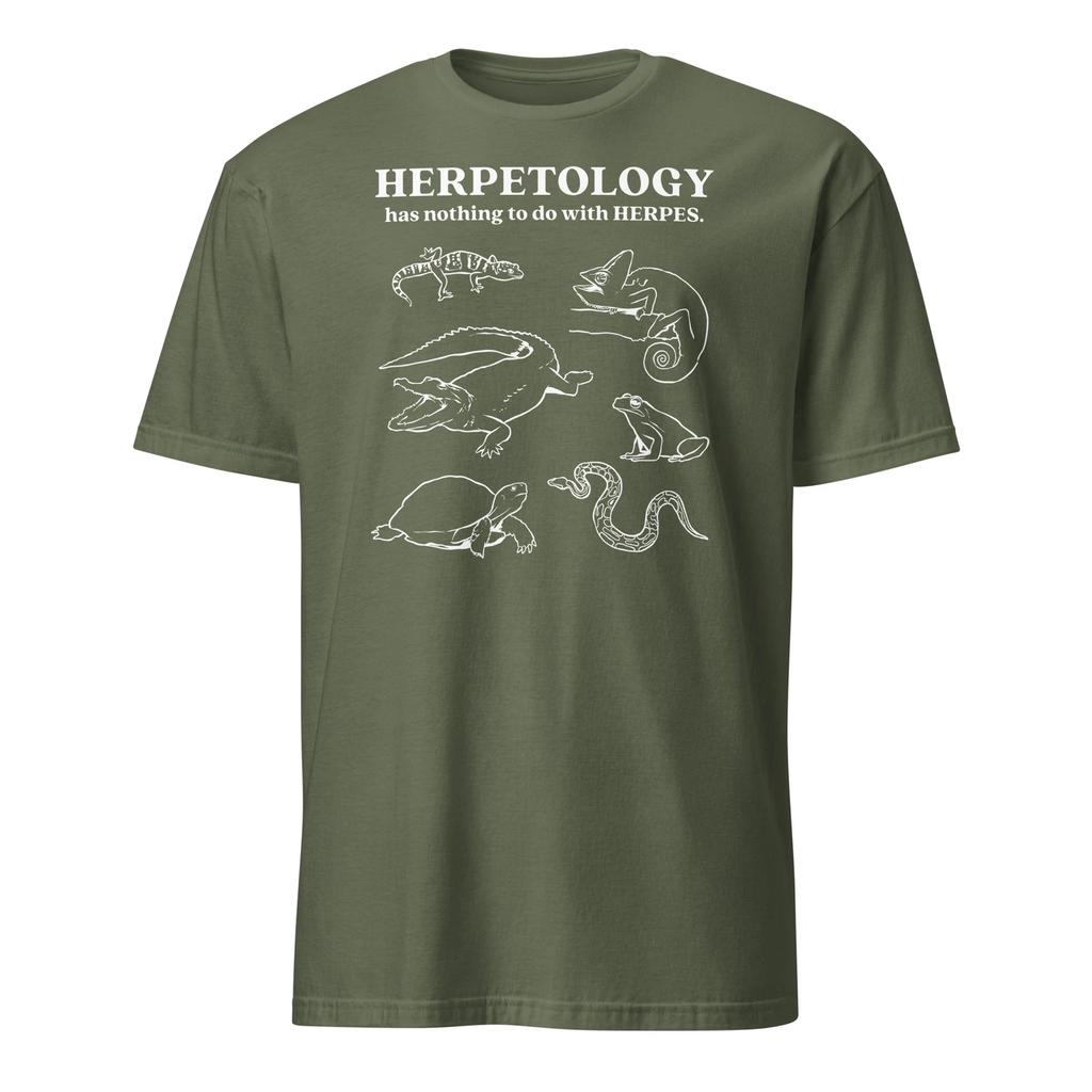 Herpetology Shirt Zoology Herpetology Definition Herpes T-Shirt Size S-3XL Gift