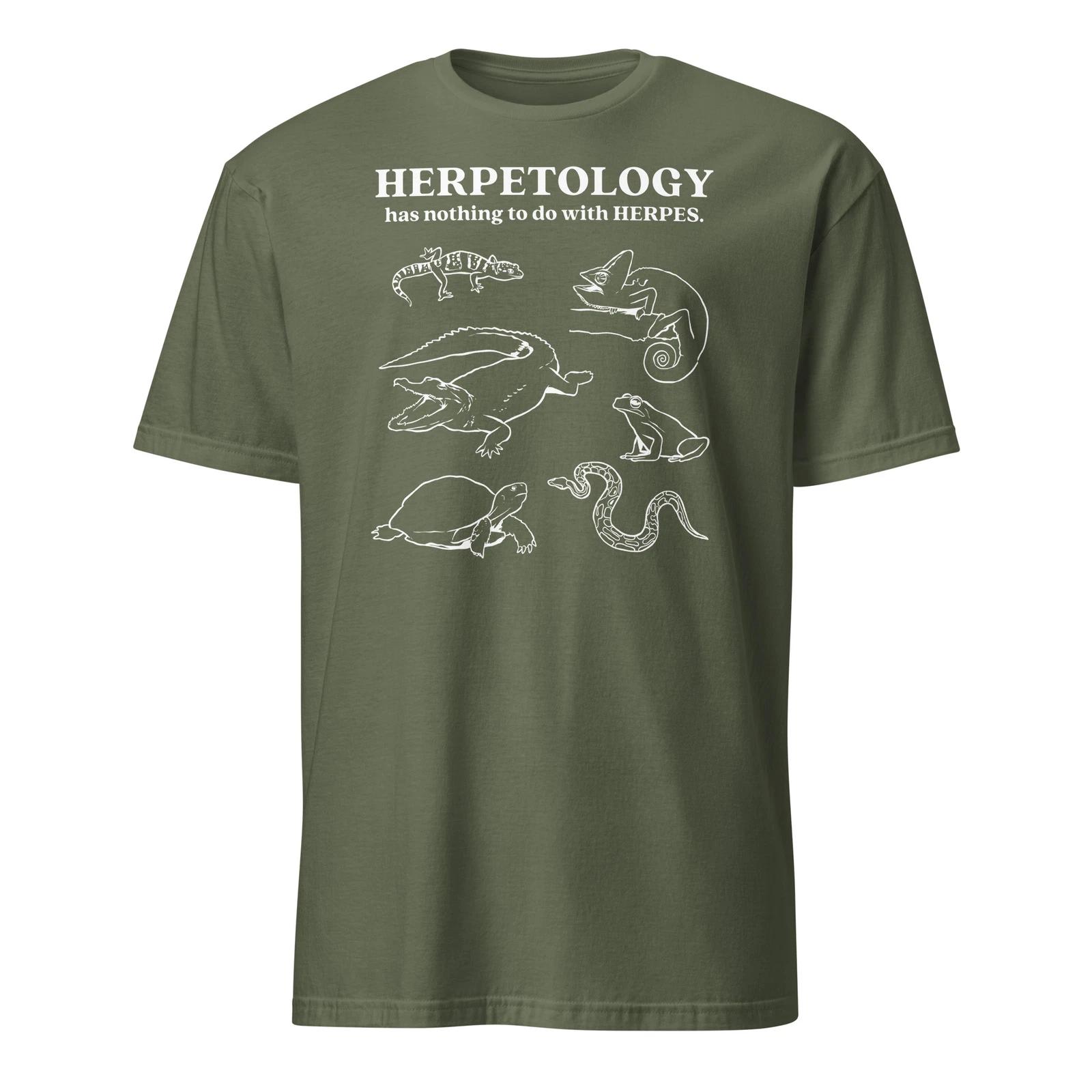 Herpetology Shirt Zoology Herpetology Definition Herpes T-Shirt Size S-3XL Gift 2XL