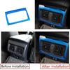Rear Air Outlet Vent Frame For Toyota Camry 2018- Titanium Cover Trim Blue