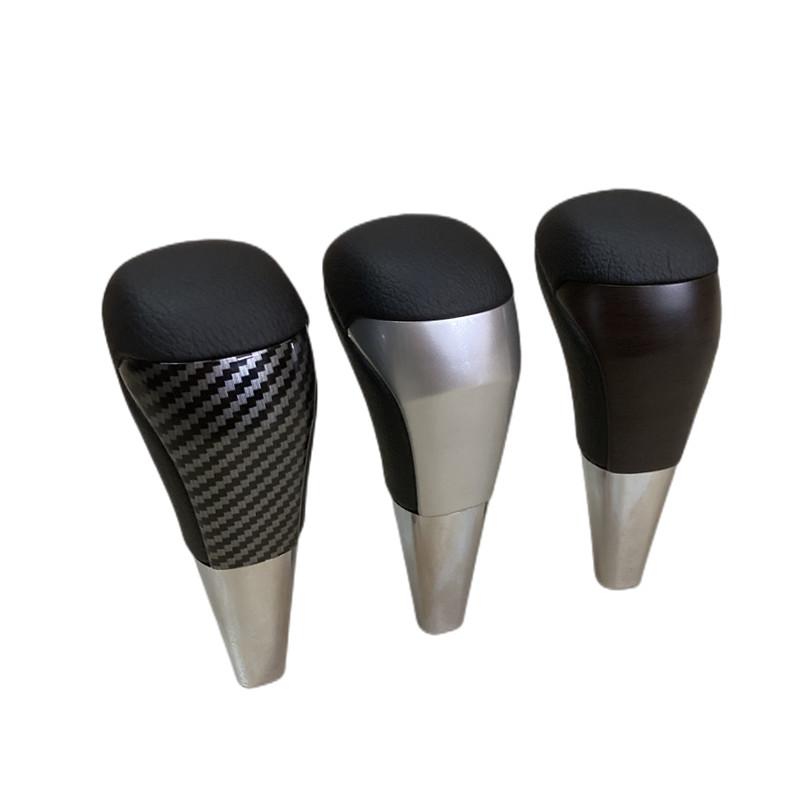 Automatic Leather Hand Speed Gear Stick Shift Knob For Toyota Land Cruiser LC200 2016 2017 2018 2019 Car Styling Accessories