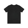 New Classic Black Short-Sleeved Men'S T-Shirt Made of 100%, Featuring a Creative Pattern Inspired by American Street Art