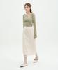 Micene Tia Wrinkle Chiffon Layered Skirt