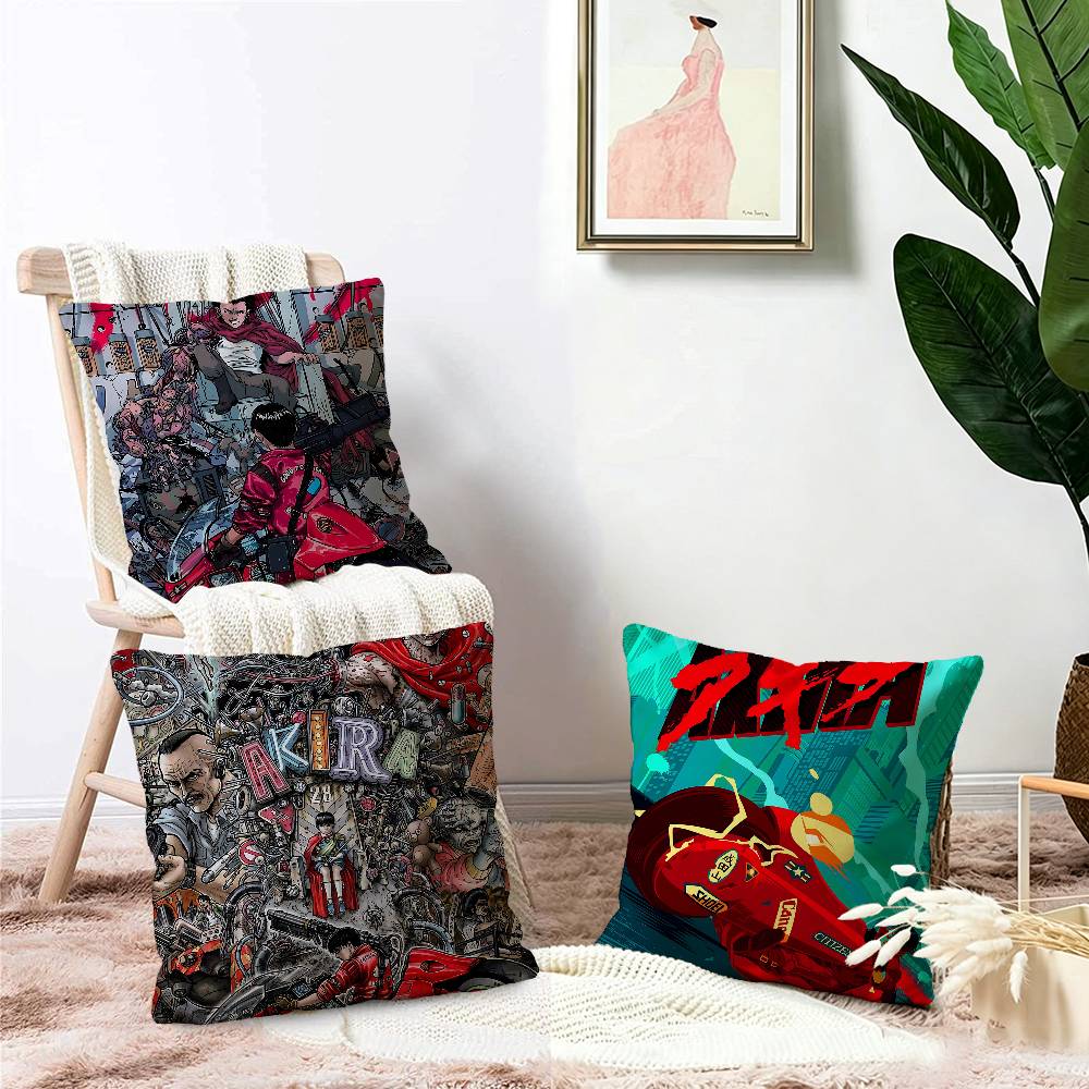 A-Akira Painting Cushion Cover Car Throw Pillow Case For Sofa Car Christmas Gift 40x40cm 45x45cm