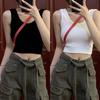 2026 Women's Spring/Summer Camisole Vest - Cross-Border Crop Top 