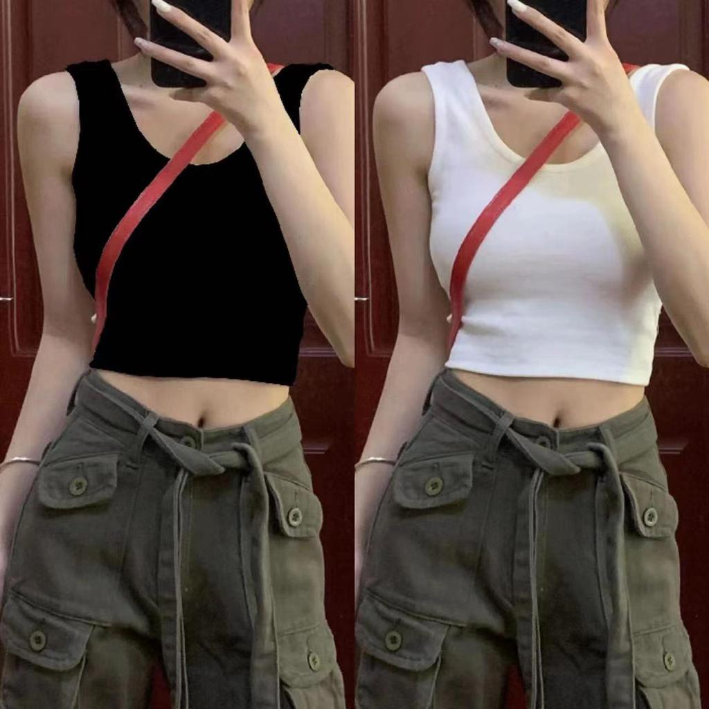 2026 Women's Spring/Summer Camisole Vest - Cross-Border Crop Top