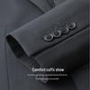 Men's 100% Wool Slim Fit Business Suit Set